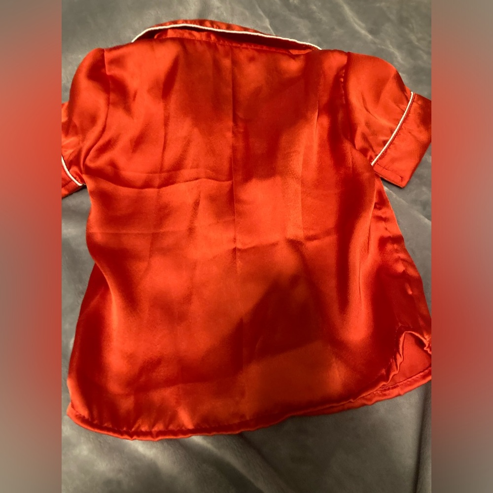 2 piece silk PJs - Picture 3 of 8